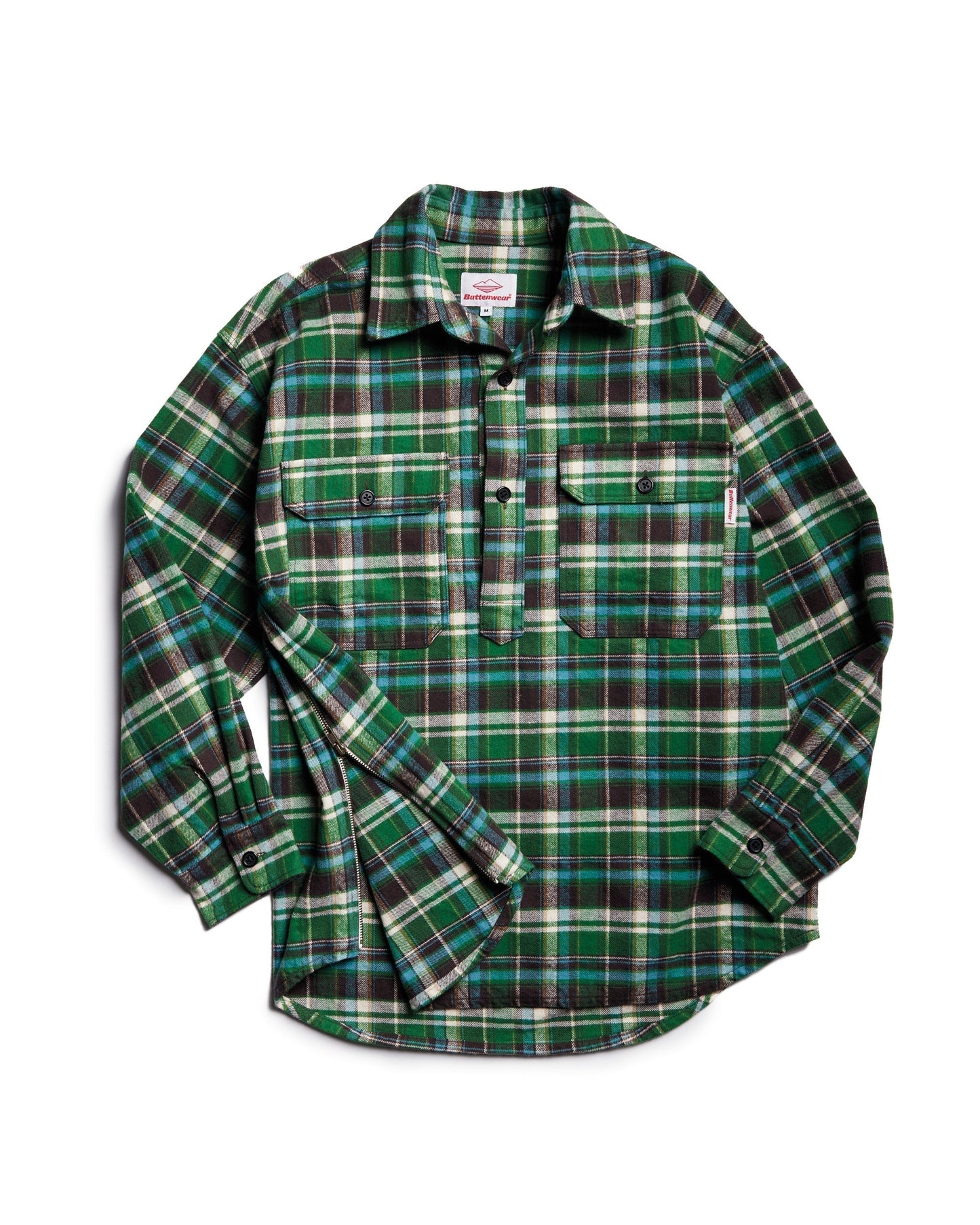 Lumberjack Pullover V.2 / Green Plaid