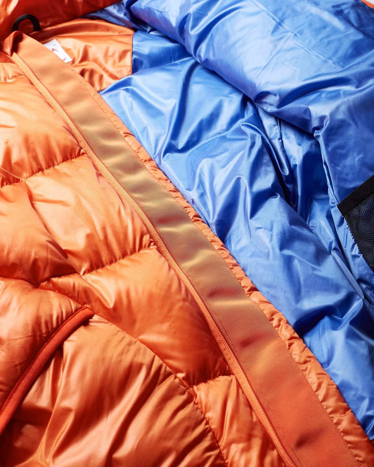 Battenwear x Nanga Eitherway Down Jacket / Orange x Blue