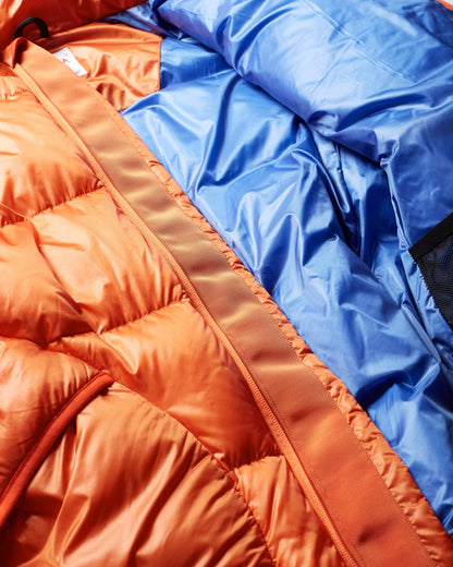 Battenwear x Nanga Eitherway Down Jacket / Orange x Blue