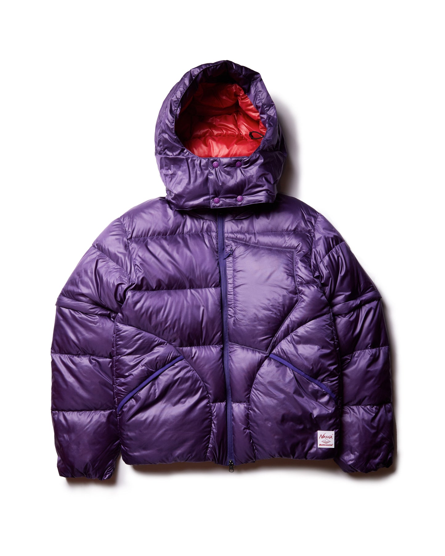 Battenwear x Nanga Eitherway Down Jacket / Purple x Red