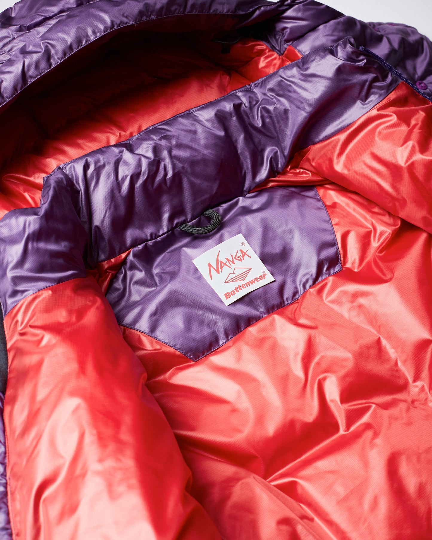 Battenwear x Nanga Eitherway Down Jacket / Purple x Red