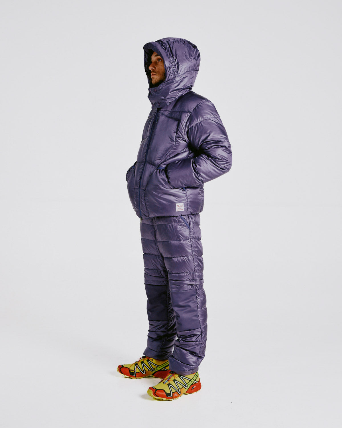 Battenwear x Nanga Eitherway Down Jacket / Purple x Red