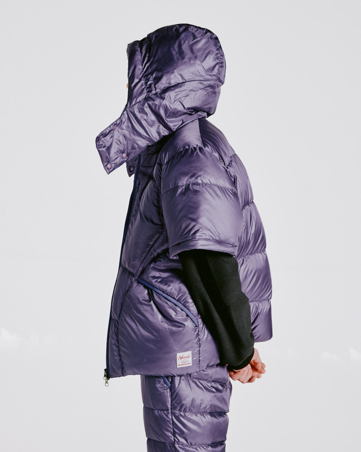 Battenwear x Nanga Eitherway Down Jacket / Purple x Red