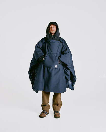 Battenwear x Nanga Camping Poncho / Navy