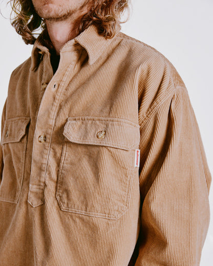 Lumberjack Pullover V.2 / Beige Corduroy