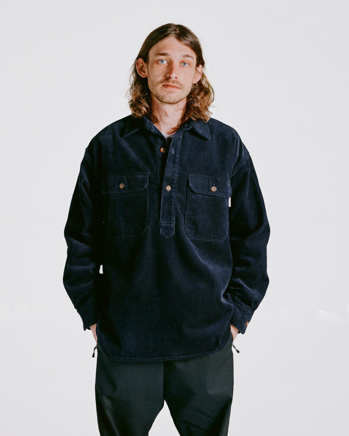 Lumberjack Pullover V.2 / Navy Corduroy