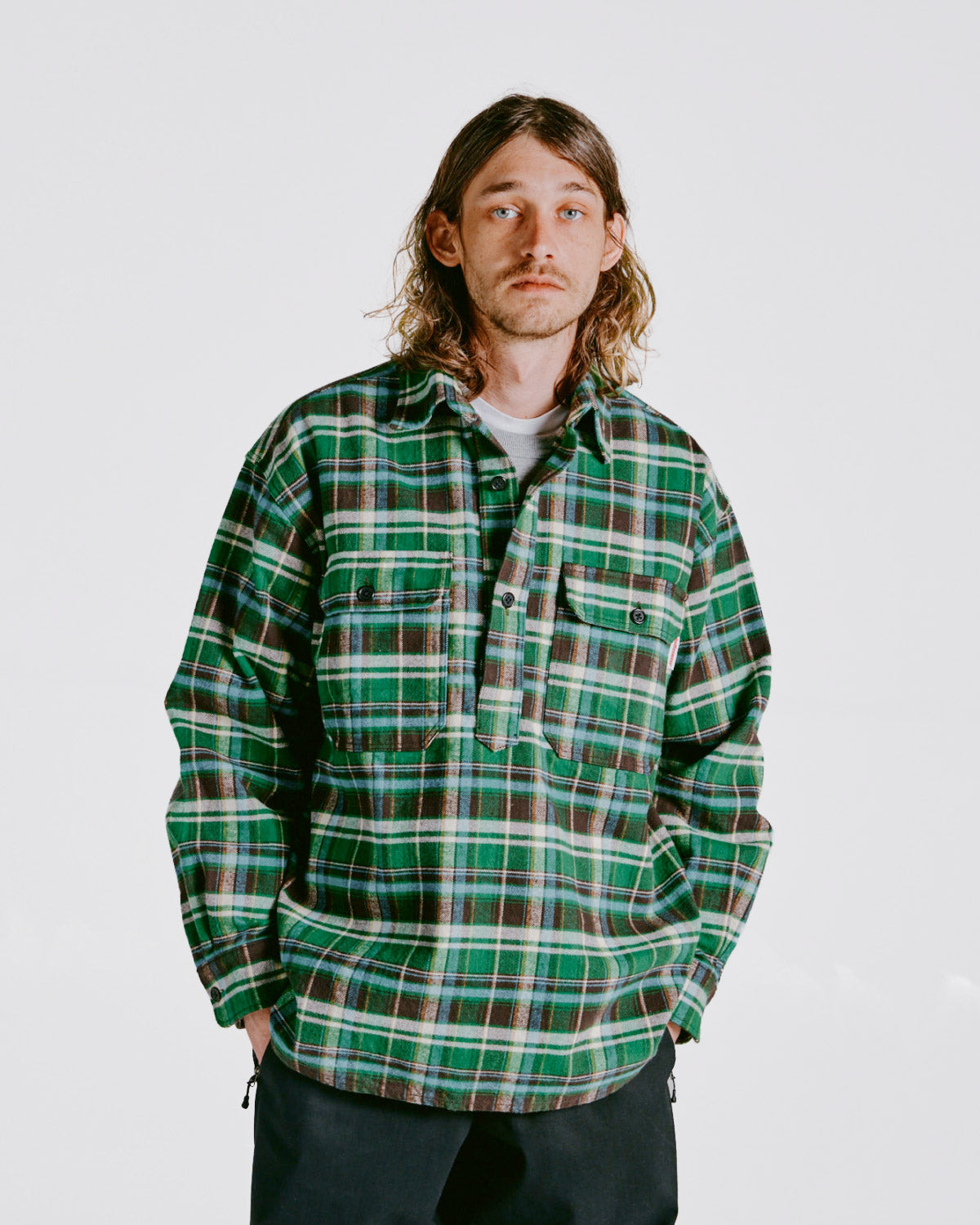 Lumberjack Pullover V.2 / Green Plaid