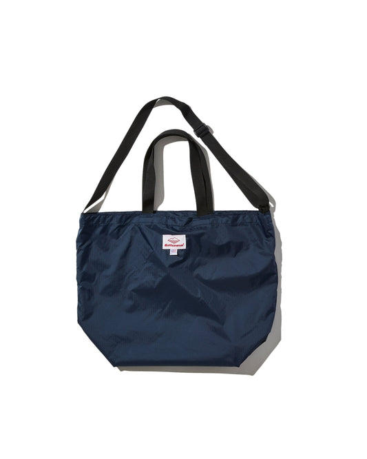 Packable Tote / Navy x Black